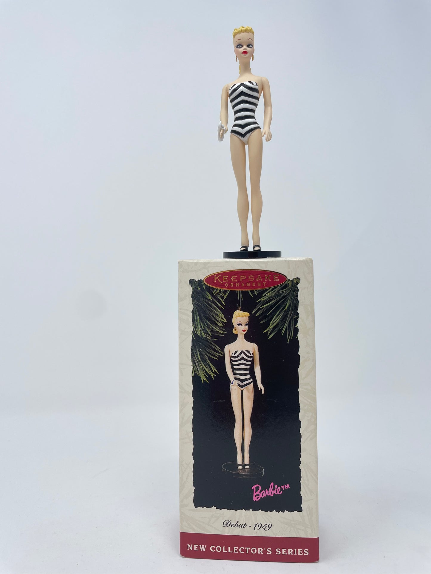 35TH ANNIVERSARY BARBIE FESTIVAL DOLL - REDHEAD DOLL - STOCK NO. 850 - MATTEL 1994 *PLUS BONUS MATCHING 1994 HALLMARK COLLECTOR’S SERIES ORNAMENT*