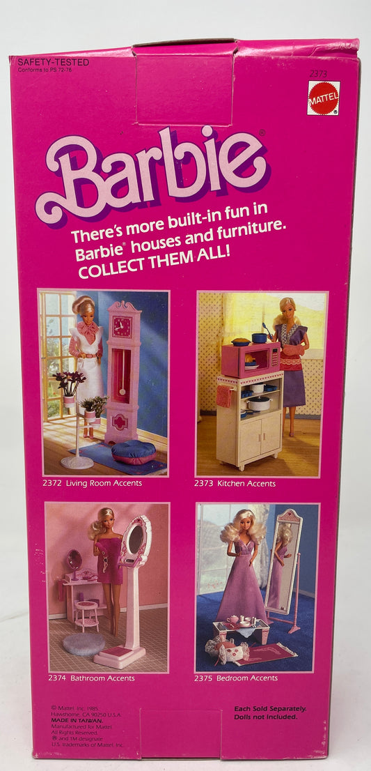 KITCHEN ACCENTS  - FOR BARBIE HOUSES - #2373 - MATTEL 1985