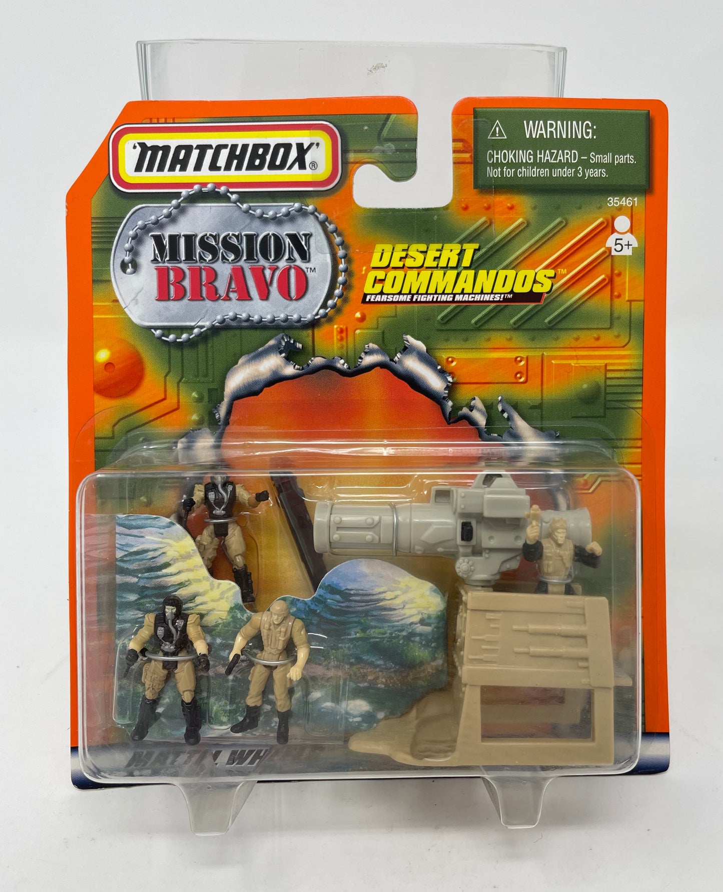 MATCHBOX - MISSION BRAVO - DESERT COMMANDOS - #35461 - MATTEL 1998