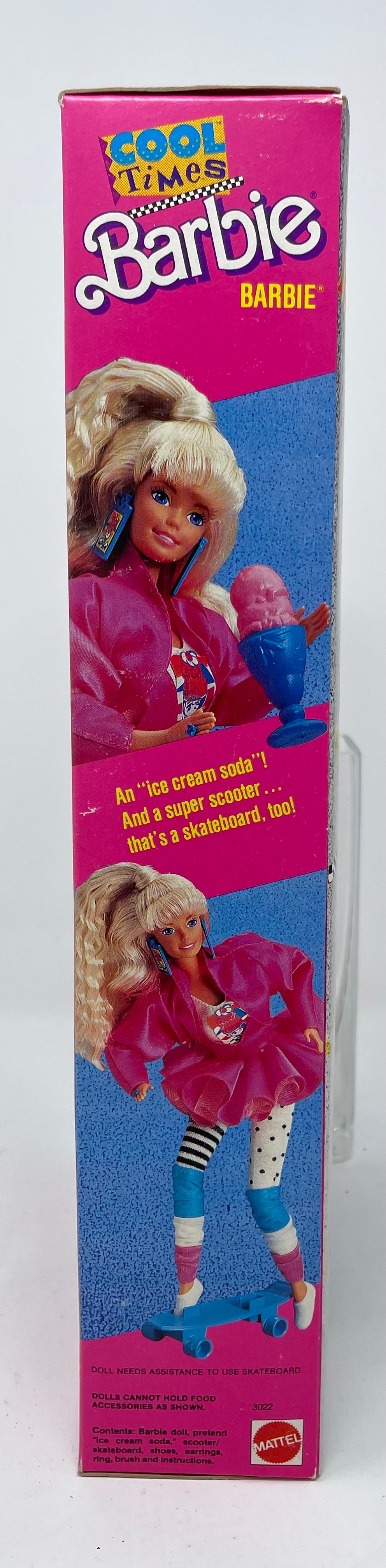 COOL TIMES BARBIE - BLONDE - #3022 - MATTEL 1988