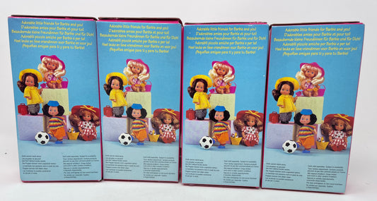 BARBIE L'LL FRIENDS - ALL 4 DOLLS - RARE EUROPEAN ONLY - #11853, #11854, #11855, #11856 - MATTEL 1993