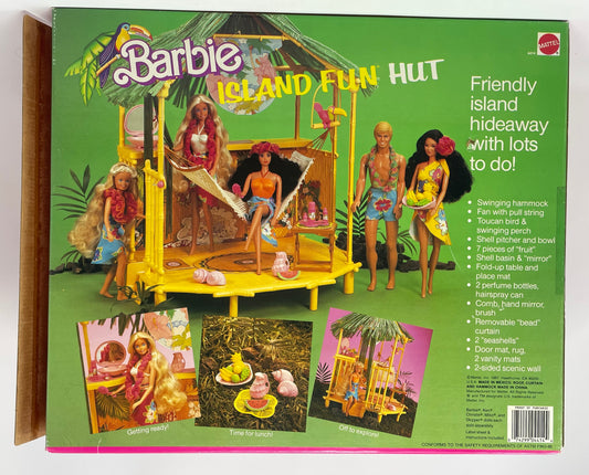 BARBIE ISLAND FUN HUT - #4414 - MATTEL 1987
