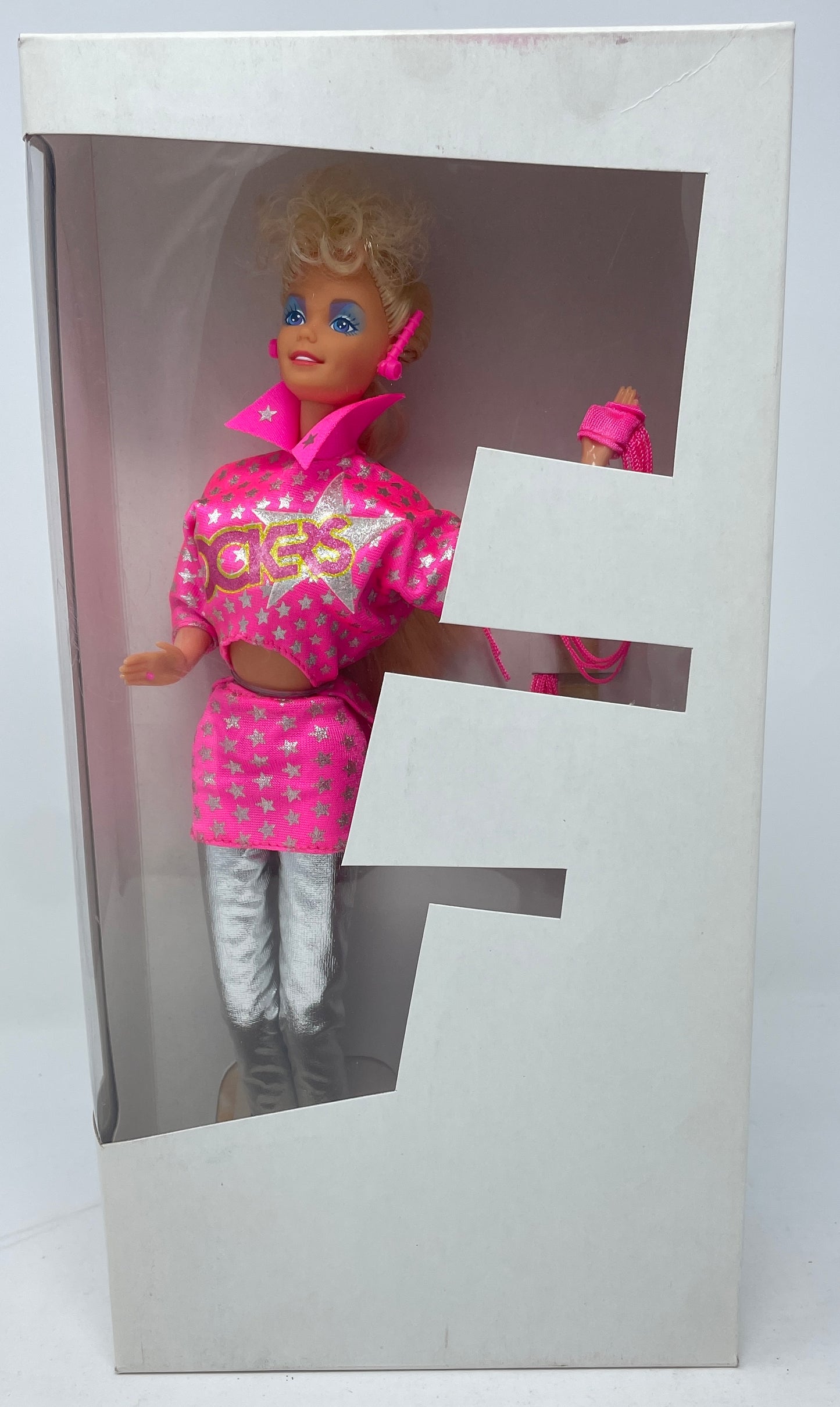 BARBIE AND THE ROCKERS REAL DANCING ACTION - IN BLANK WHITE BOX! - BARBIE - #1140 - MATTEL 1985