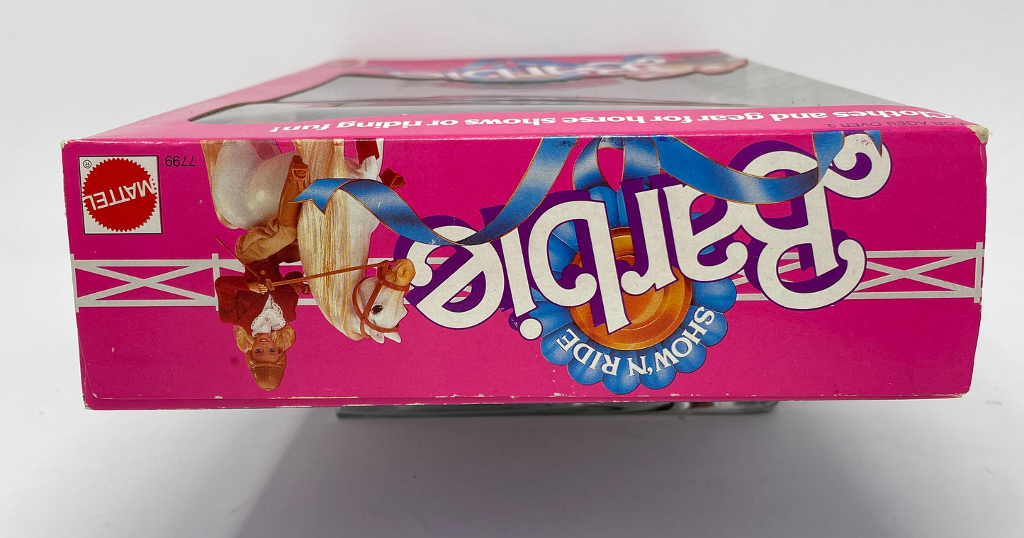 SHOW N' RIDE BARBIE - BLONDE - #7799 - MATTEL 1988