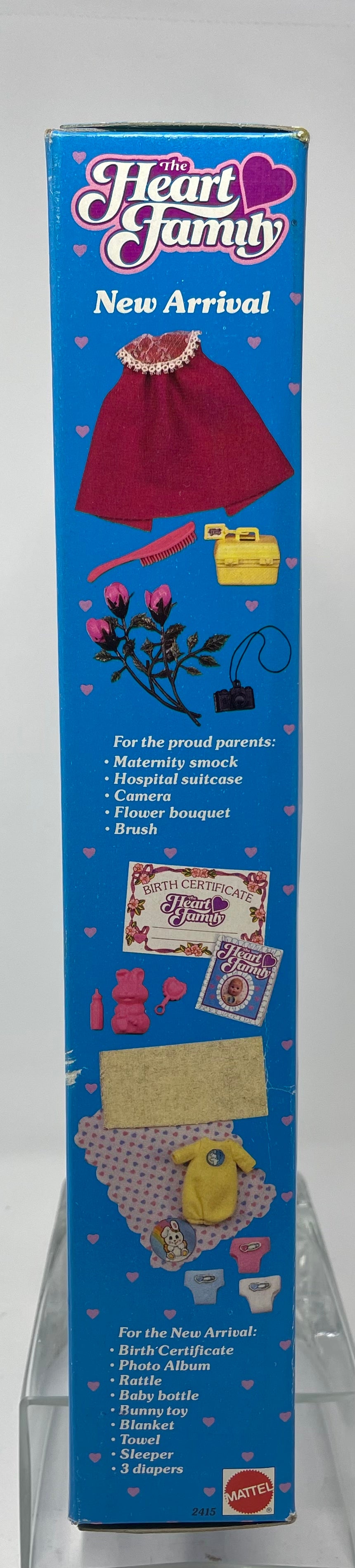 NEW ARRIVAL SET - THE HEART FAMILY - #2415 - MATTEL 1985