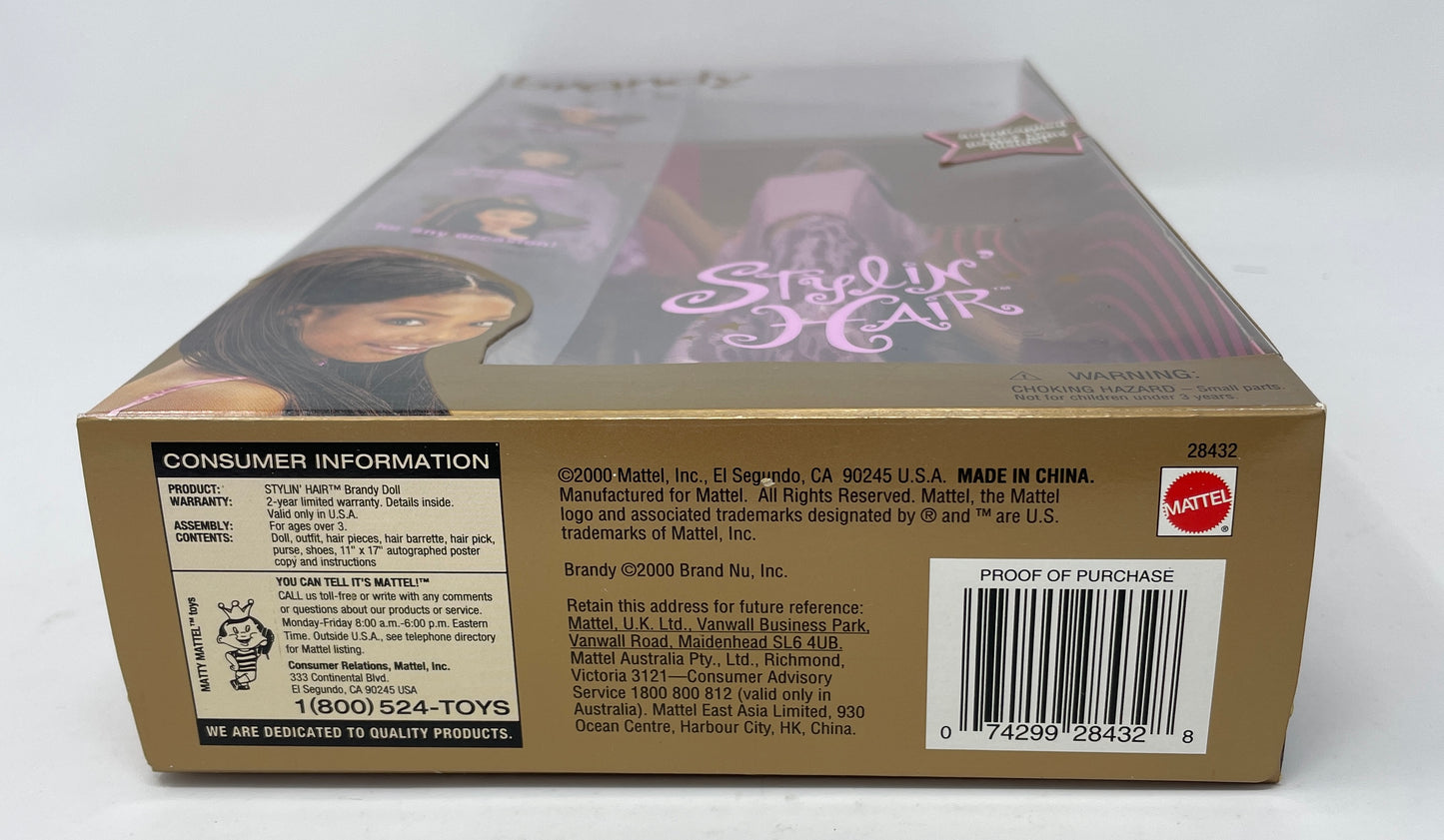 STYLIN' HAIR BRANDY - #28432 - MATTEL 2000