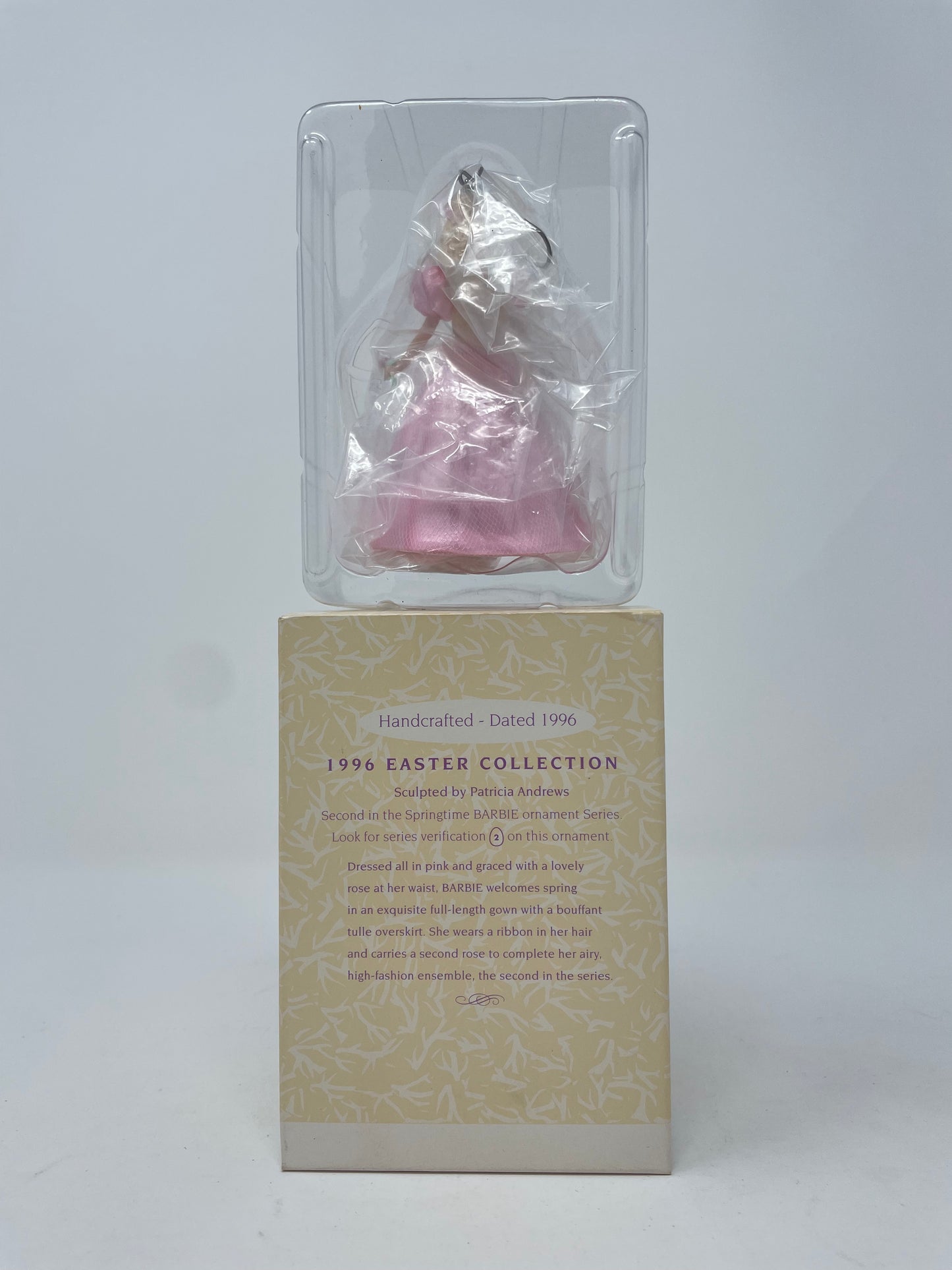 1994 HAPPY HOLIDAYS GALA BARBIE - SPECIAL EDITION - #13545 - MATTEL - *PLUS BONUS 1996 HALLMARK EASTER HOLIDAY ORNAMENT