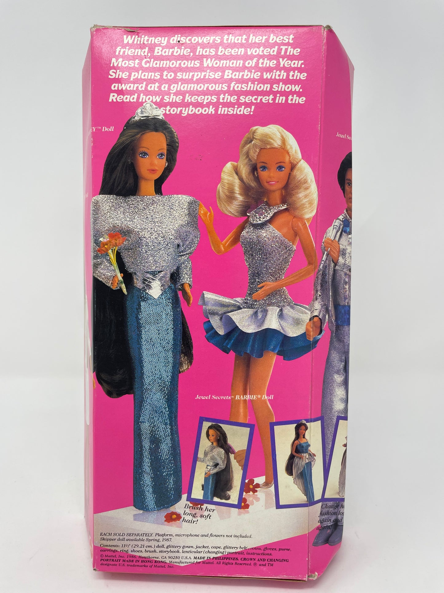 JEWEL SECRETS WHITNEY - BARBIE - #3179 - MATTEL 1986 (1 OF 2)
