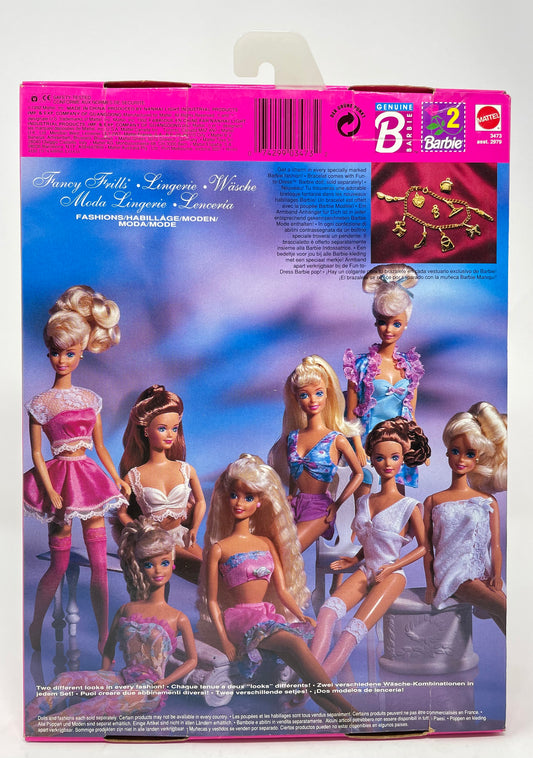 FANCY FRILLS LINGERIE INTERNATIONAL VERSION (BOXED) - BARBIE - #3473 - MATTEL 1992