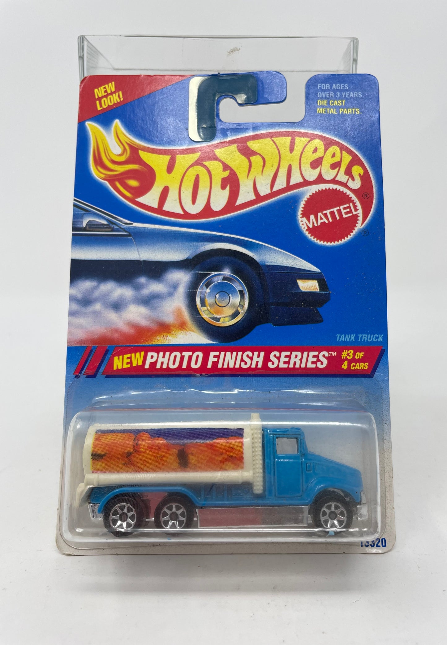 HOT WHEELS - TANK TRUCK - PHOTO FINISH SERIES 3 OF 4 - MOUNT RUSHMORE #13320 - MATTEL 1992