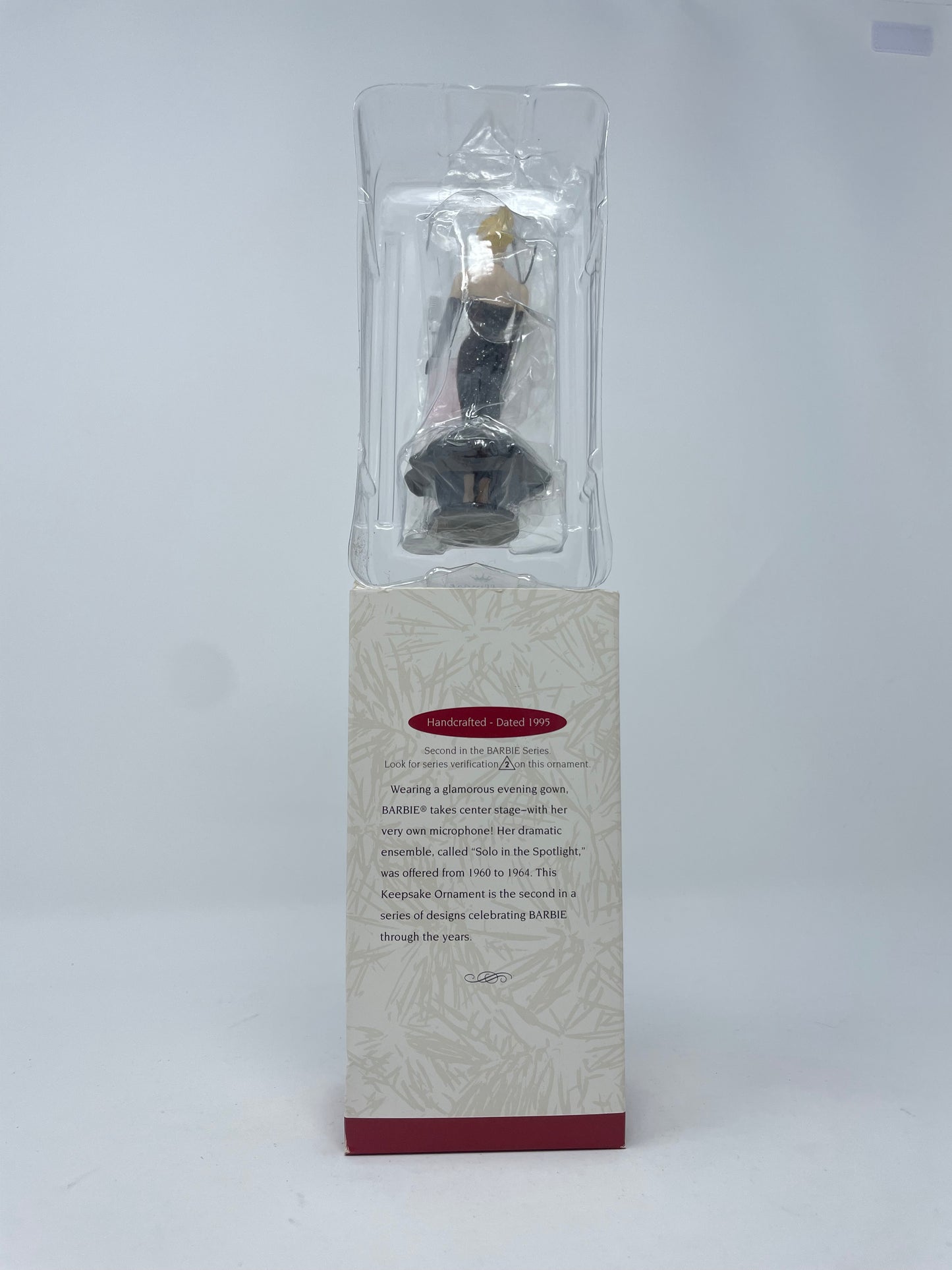 BARBIE - SOLO IN THE SPOTLIGHT - BLONDE - #13534 - MATTEL 1994 - (1 OF 2) *PLUS BONUS 1995 SOLO IN THE SPOTLIGHT HALLMARK ORNAMENT*