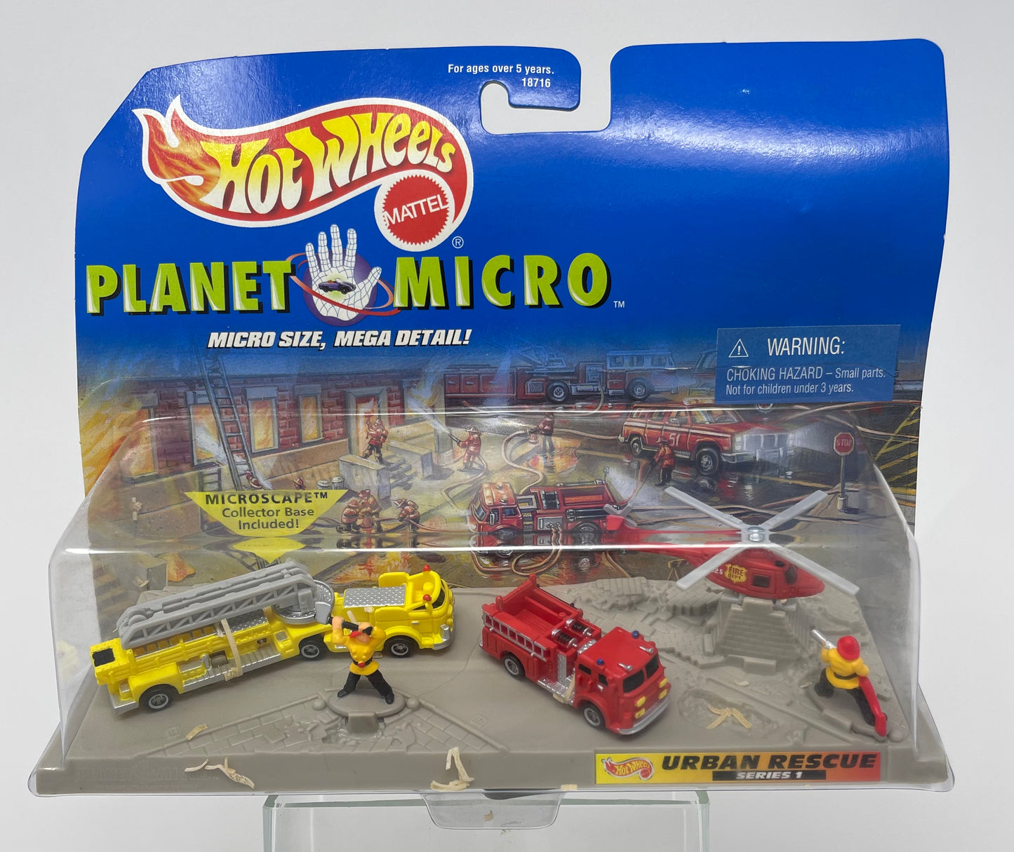HOT WHEELS - PLANET MICRO - URBAN RESCUE SERIES 1 - #18716 - MATTEL 1997