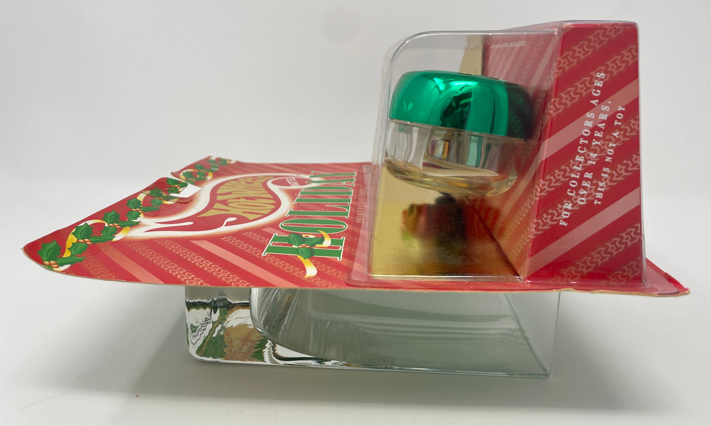 HOT WHEELS HOLIDAY RED T-BUCKET - GREEN LOGO CASE - PREMIERE 1995 SERIES - NUMBERED SPECIAL COLLECTOR EDITION - MATTEL