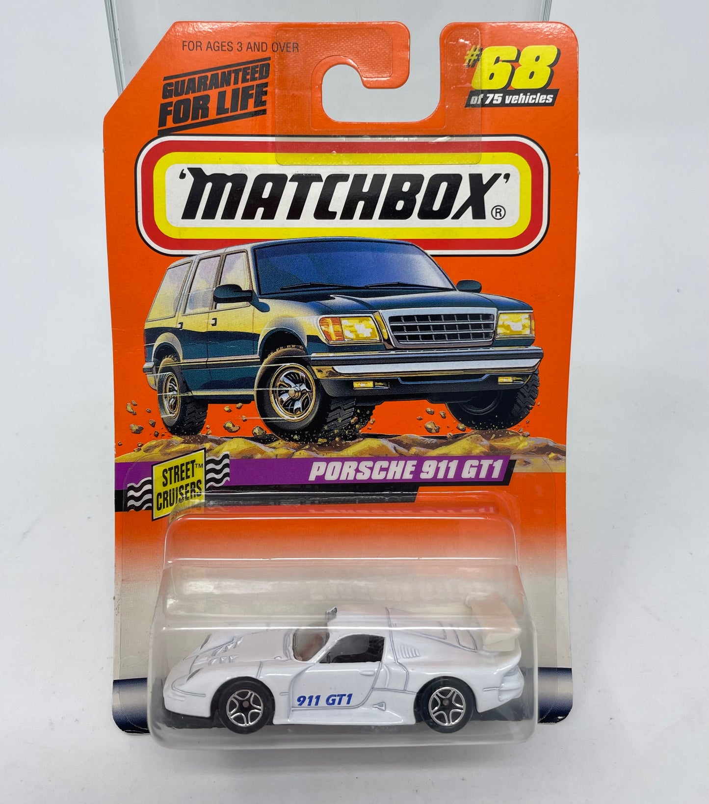 MATCHBOX - STREET CRUISERS - PORSCHE 911 GT1 - MATTEL 1997