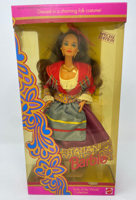ITALIAN BARBIE - BRUNETTE - DOLLS OF THE WORLD SPECIAL EDITION - #2256 - MATTEL 1992