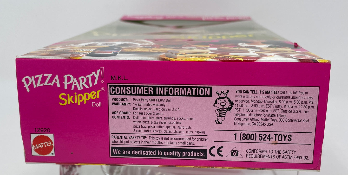 PIZZA PARTY SKIPPER - PIZZA HUT SPECIAL EDITION - #12920 - MATTEL 1994