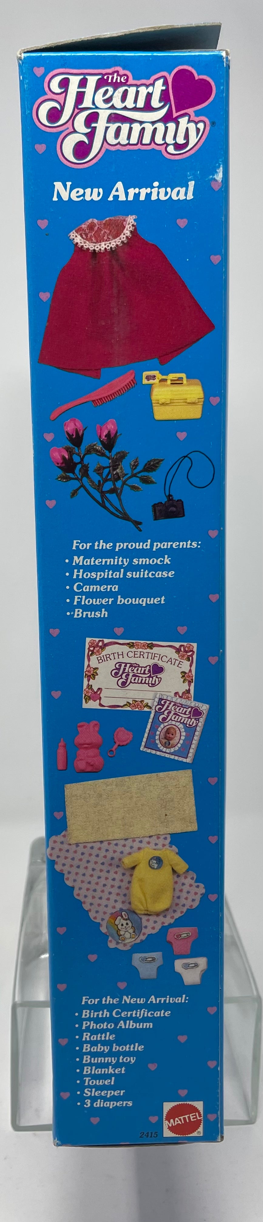 NEW ARRIVAL SET - THE HEART FAMILY - #2415 - MATTEL 1985