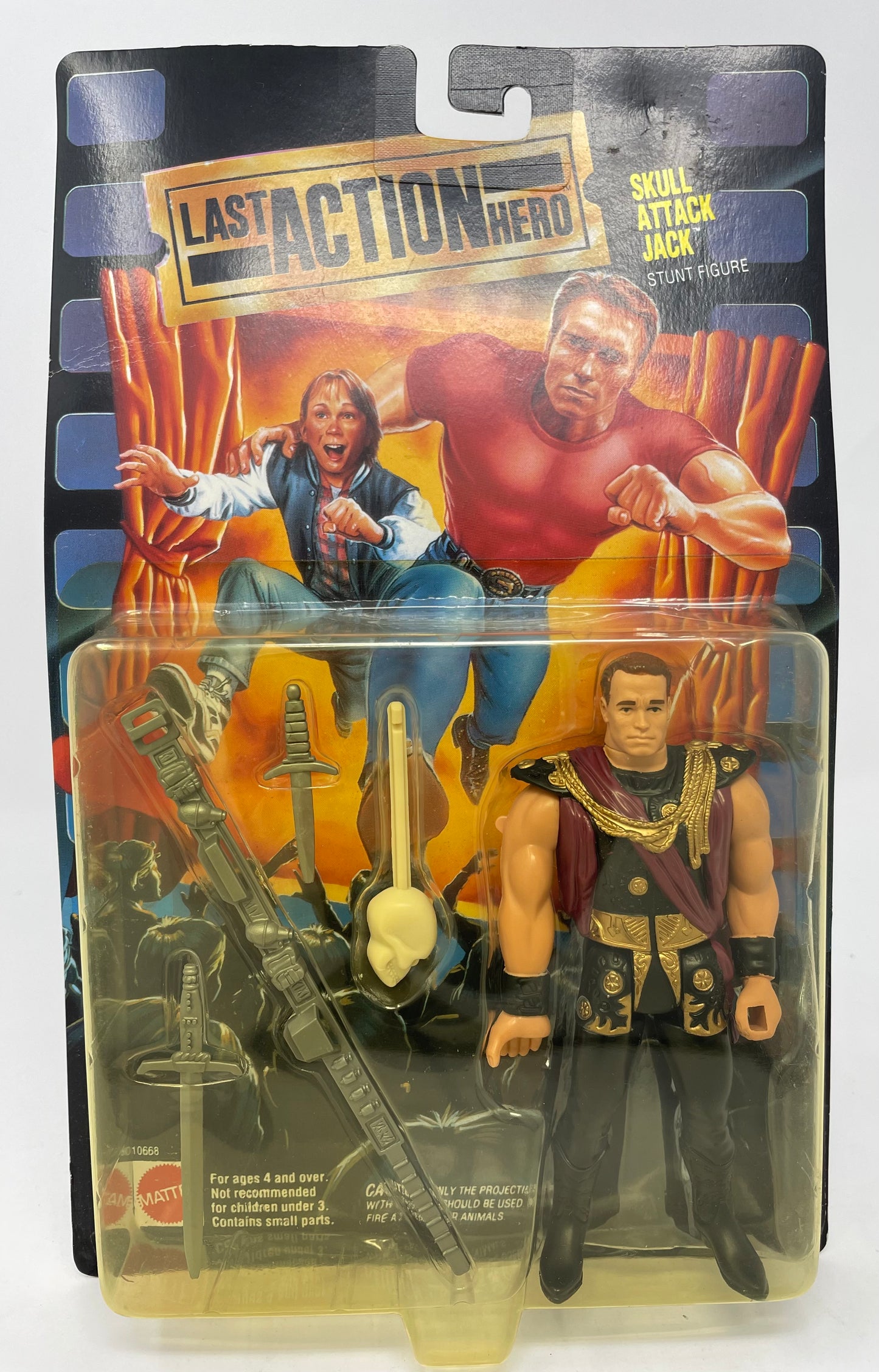 SKULL ATTACK JACK - STUNT FIGURE - LAST ACTION HERO #10668 - MATTEL 1993