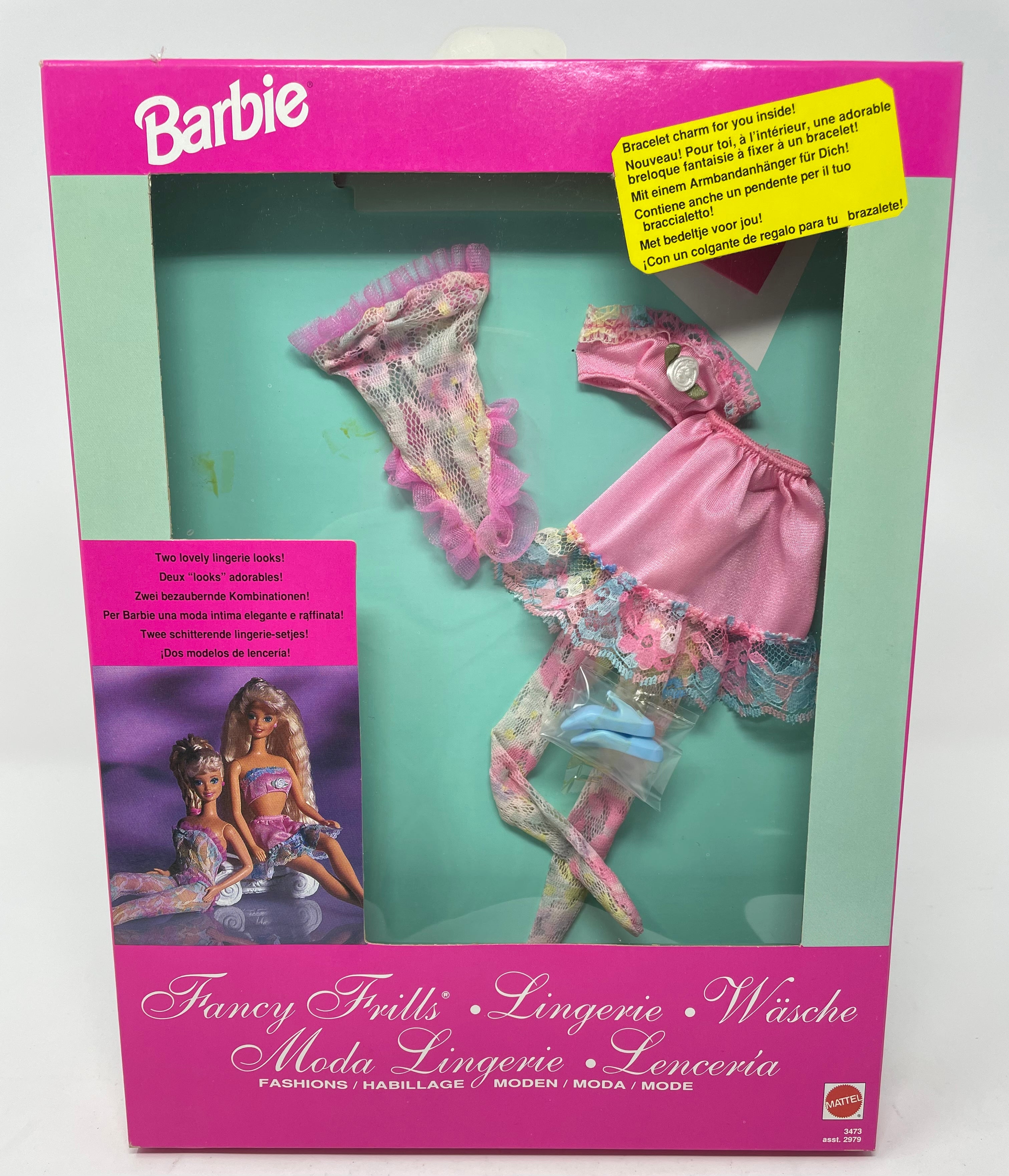 fancy frills lingerie international version (boxed) - barbie - #3473