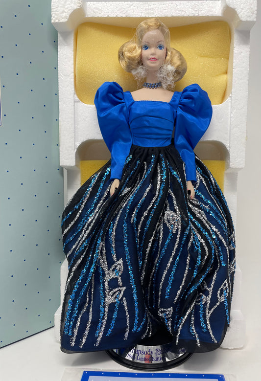 BLUE RHAPSODY PORCELAIN BARBIE - LIMITED EDITION - #1708 - MATTEL