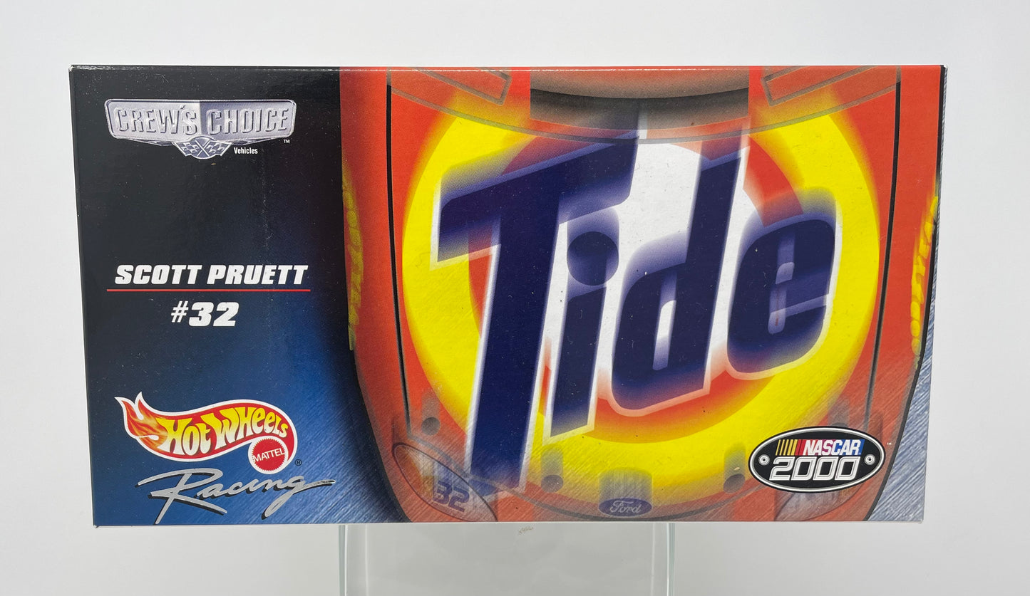 HOT WHEELS - SCOTT PRUETT NASCAR 2000 - 1:24 SEALED RACING CREWS CHOICE - TIDE - #27196- MATTEL 1999