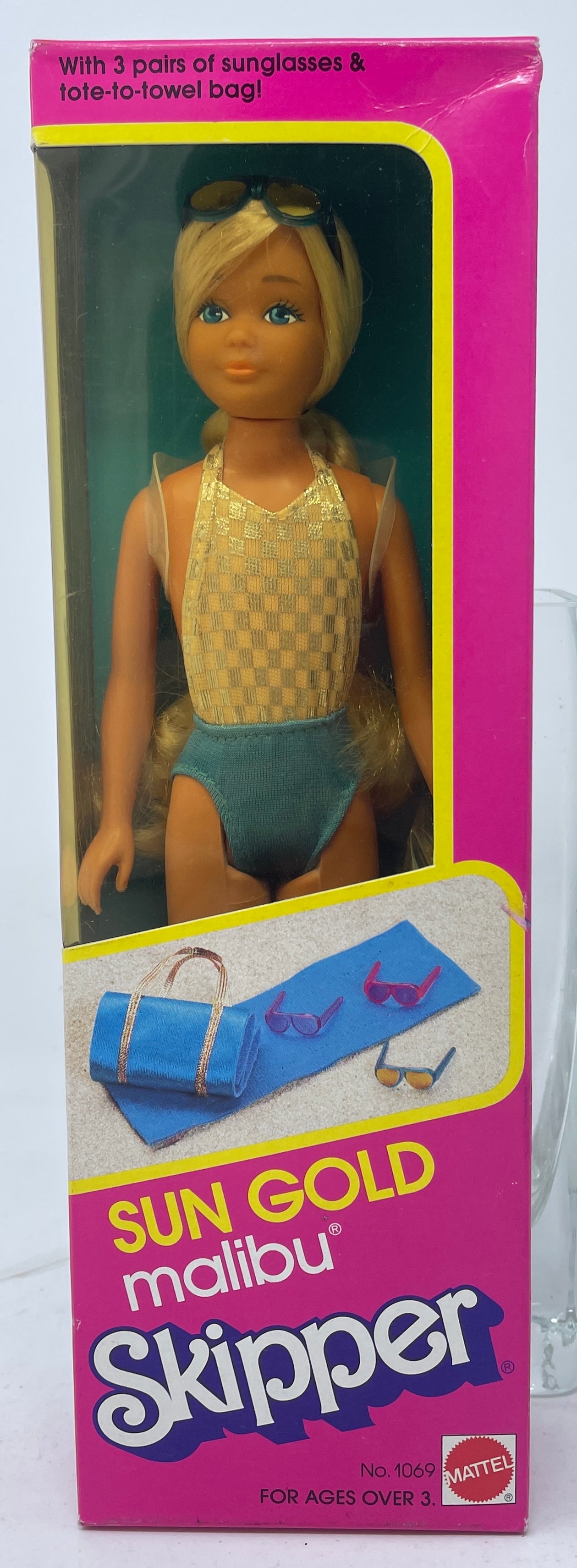 Vintage Barbie Malibu Skipper Barbie Doll SUN GOLD MALIBU SKIPPER