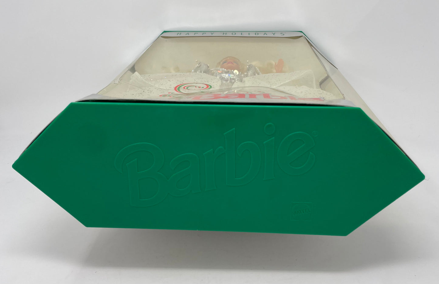1992 HAPPY HOLIDAYS BARBIE - SPECIAL EDITION - #1429 - MATTEL - *PLUS BONUS 1996 HALLMARK HOLIDAY ORNAMENT