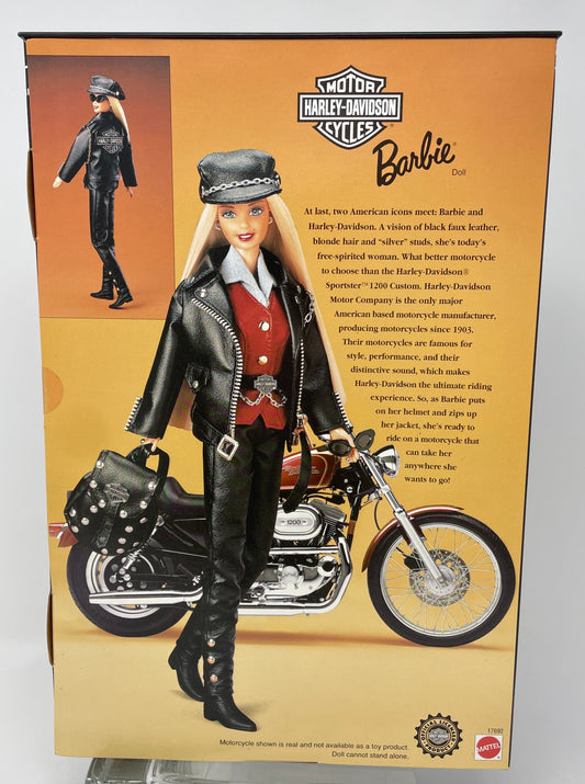 HARLEY-DAVIDSON BARBIE - BLONDE - COLLECTOR EDITION - #17692 - MATTEL 1998