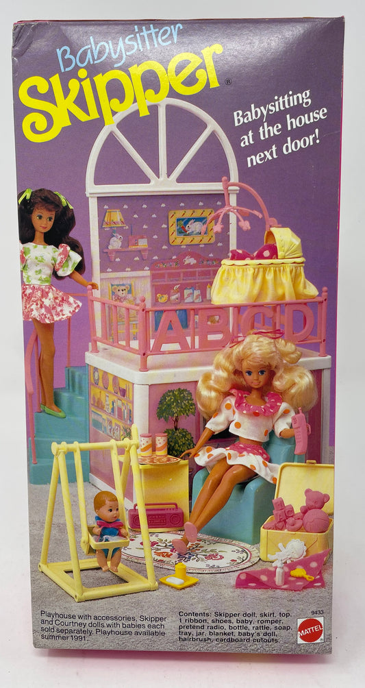 BABYSITTER SKIPPER - BARBIE’S TEEN SISTER - #9433 - 1990