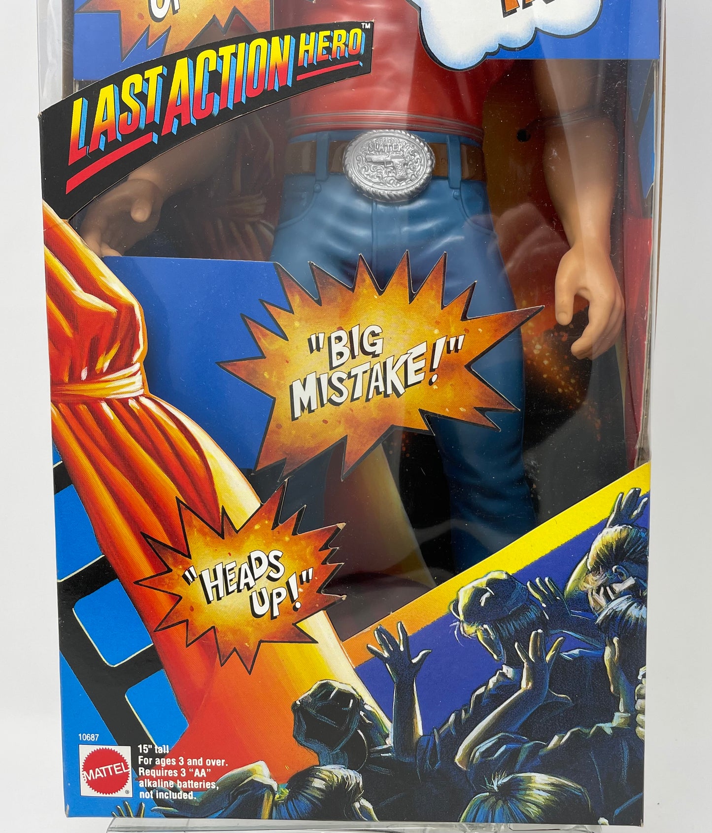 TALKING JACK SLATER - LAST ACTION HERO #10687 - MATTEL 1993