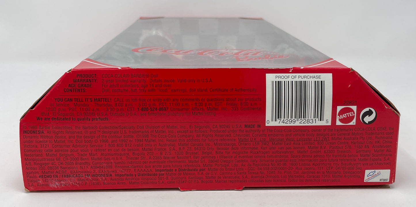 COCA-COLA BARBIE - COLLECTOR EDITON - #22831 - MATTEL 1998