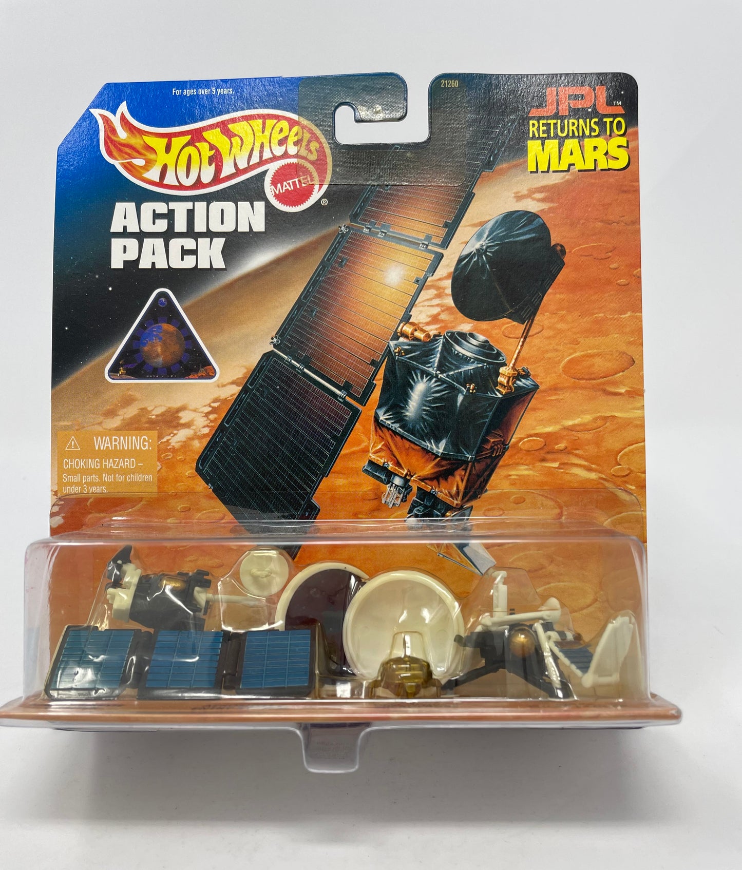 HOT WHEELS - ACTION PACK - JPL RETURNS TO MARS - #21260 - MATTEL 1999