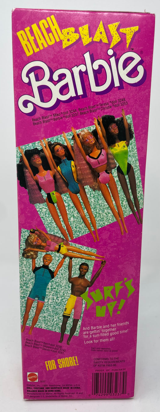 BEACH BLAST BARBIE - BLONDE - #3237 - MATTEL 1989