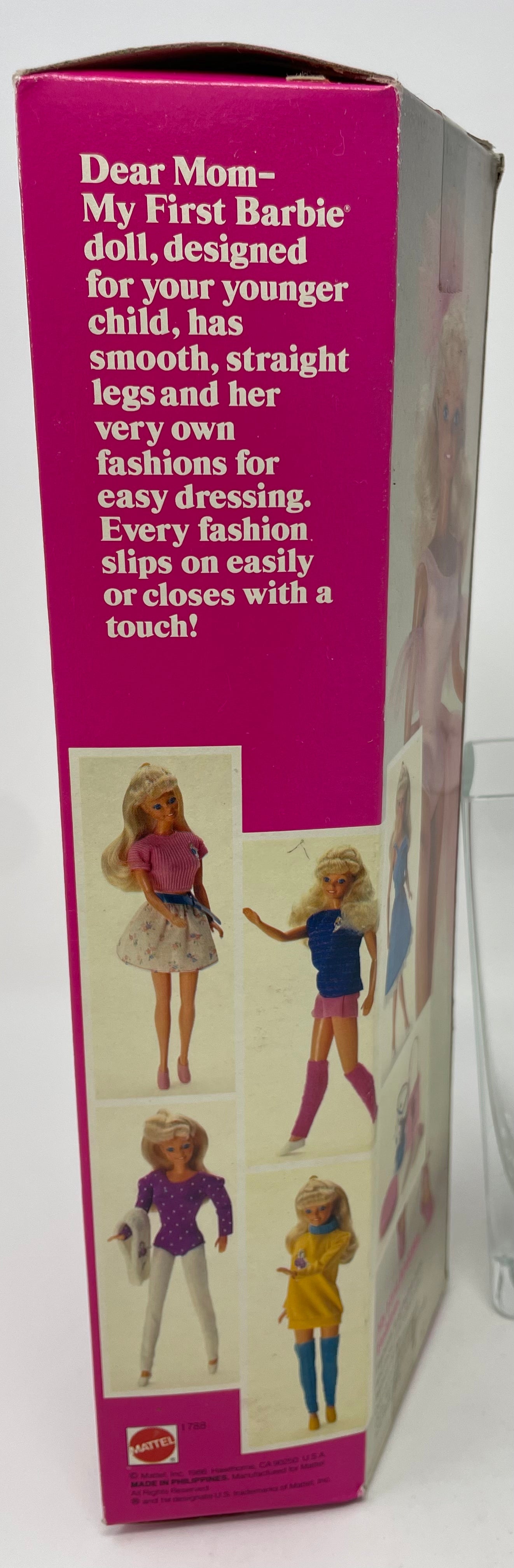 MY FIRST BARBIE - #1788 - BLONDE - MATTEL 1986