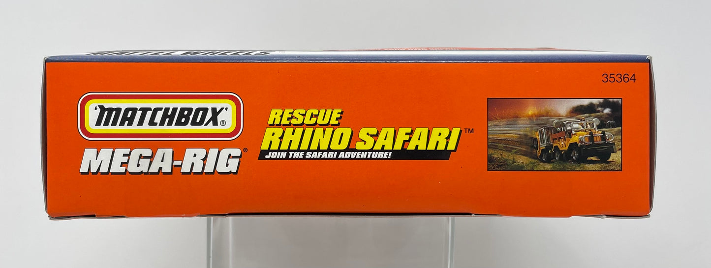 MATCHBOX - MEGA-RIG - RESCUE RHINO SAFARI - #35364 - MATTEL 1998