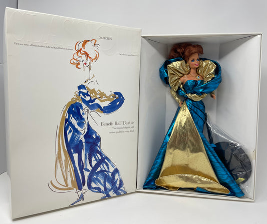 BENEFIT BALL BARBIE - BLONDE - BY CAROL SPENCER - CLASSIQUE COLLECTION - LIMITED EDITION - #1521 - MATTEL 1994