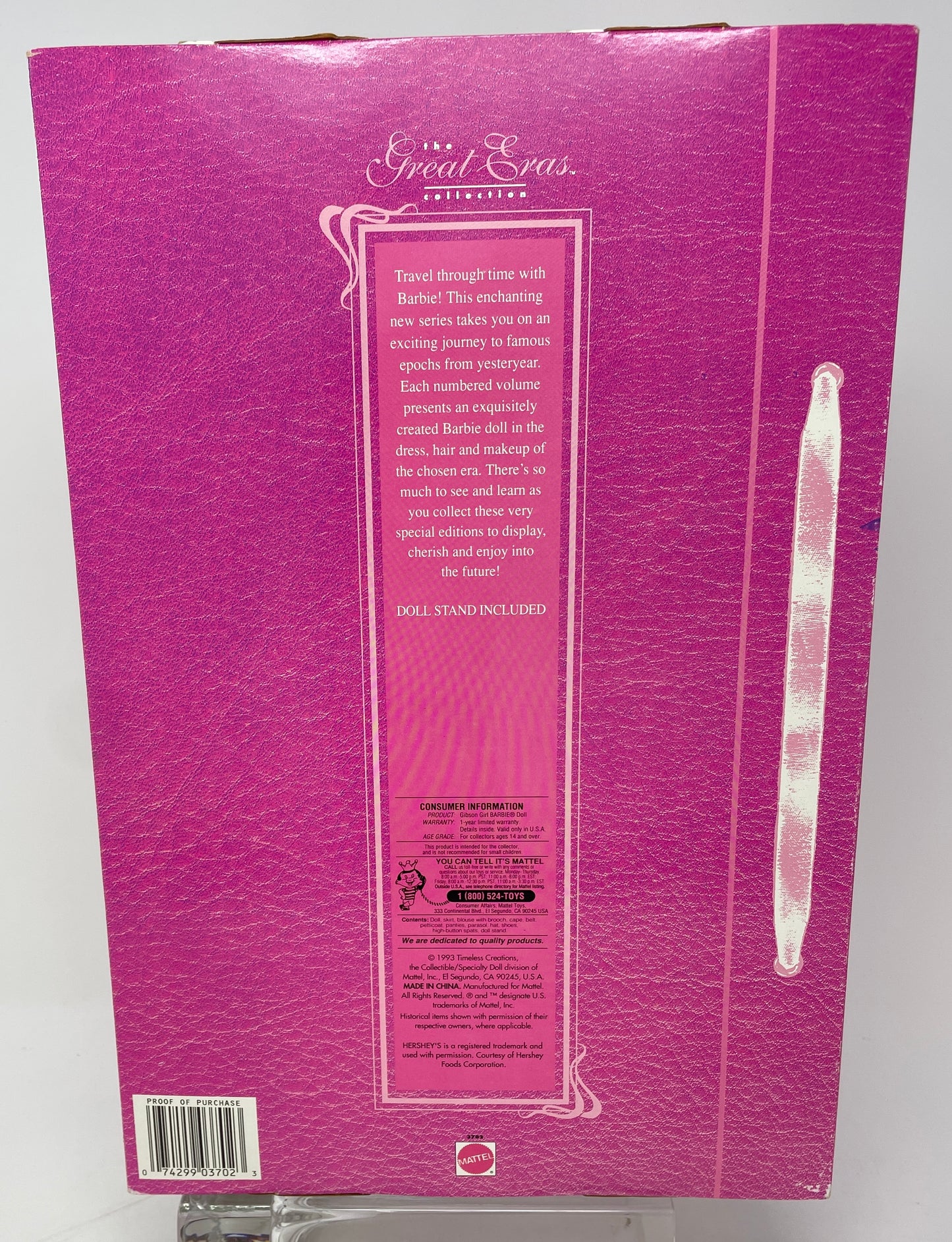 GIBSON GIRL BARBIE - SPECIAL EDITION VOLUME ONE - #3702 - MATTEL 1993