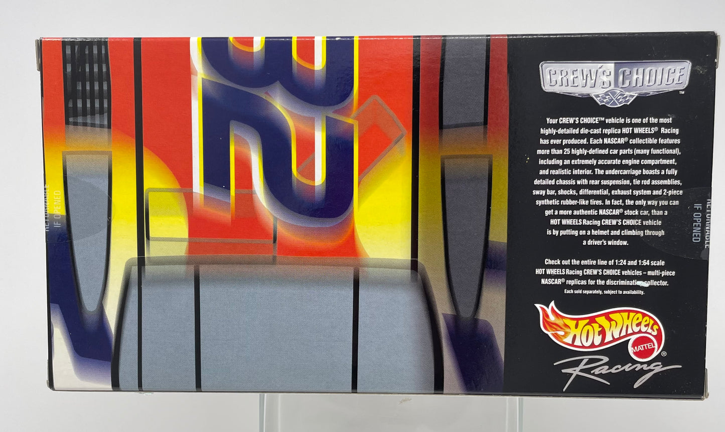 HOT WHEELS - SCOTT PRUETT NASCAR 2000 - 1:24 SEALED RACING CREWS CHOICE - TIDE - #27196- MATTEL 1999