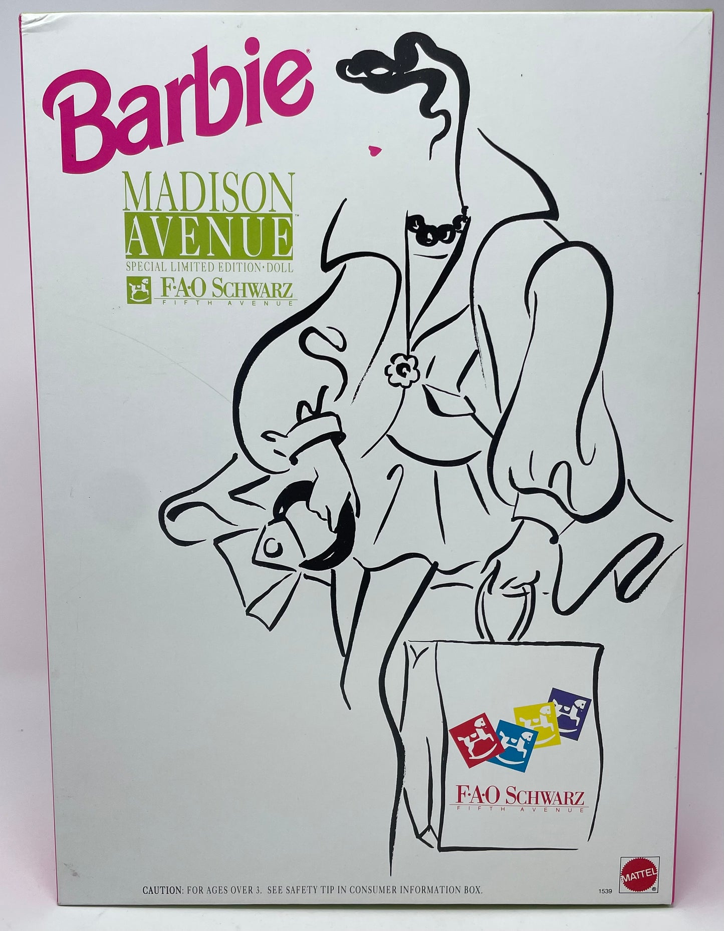 MADISON AVENUE BARBIE - BLONDE - FAO SCHWARTZ - LIMITED EDITION - #1539 - MATTEL 1991