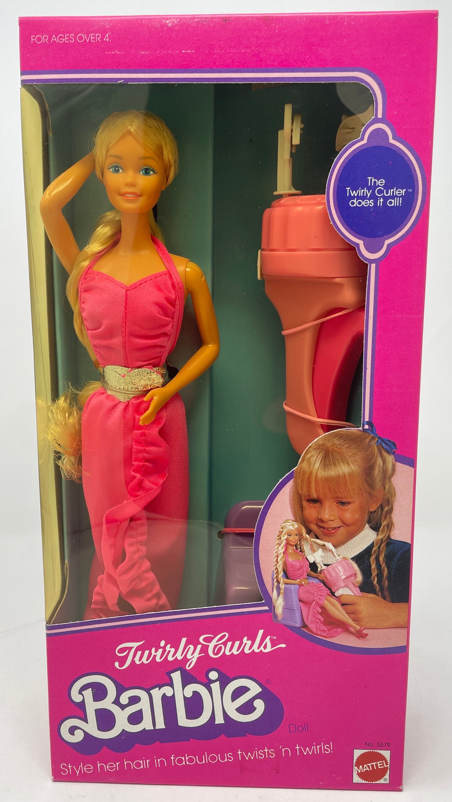 TWIRLY CURLS BARBIE - #5579 - MATTEL 1982