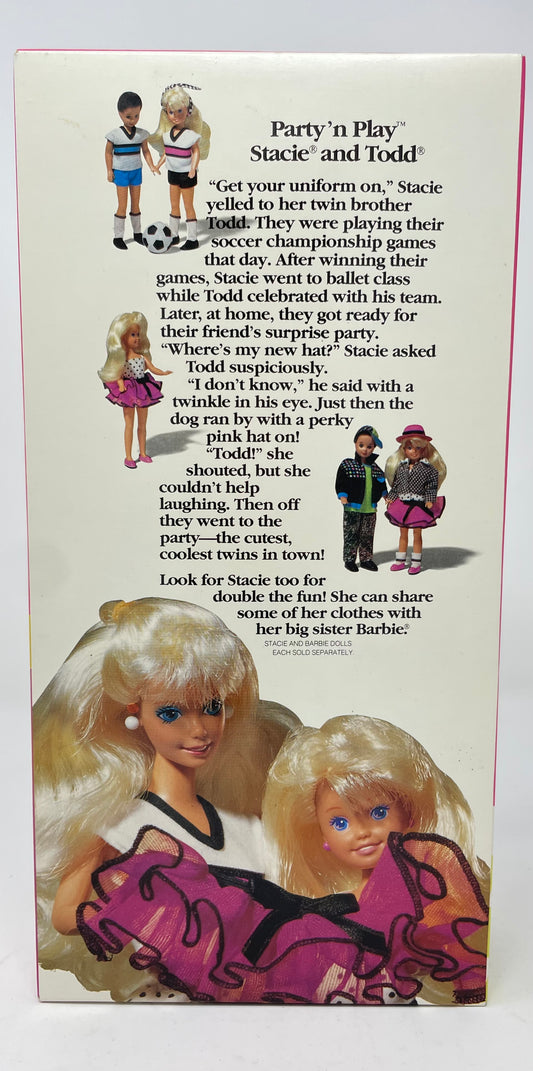 LITTLEST BROTHER OF BARBIE - PARTY 'N PLAY TODD - #7903 - BLONDE - MATTEL 1992