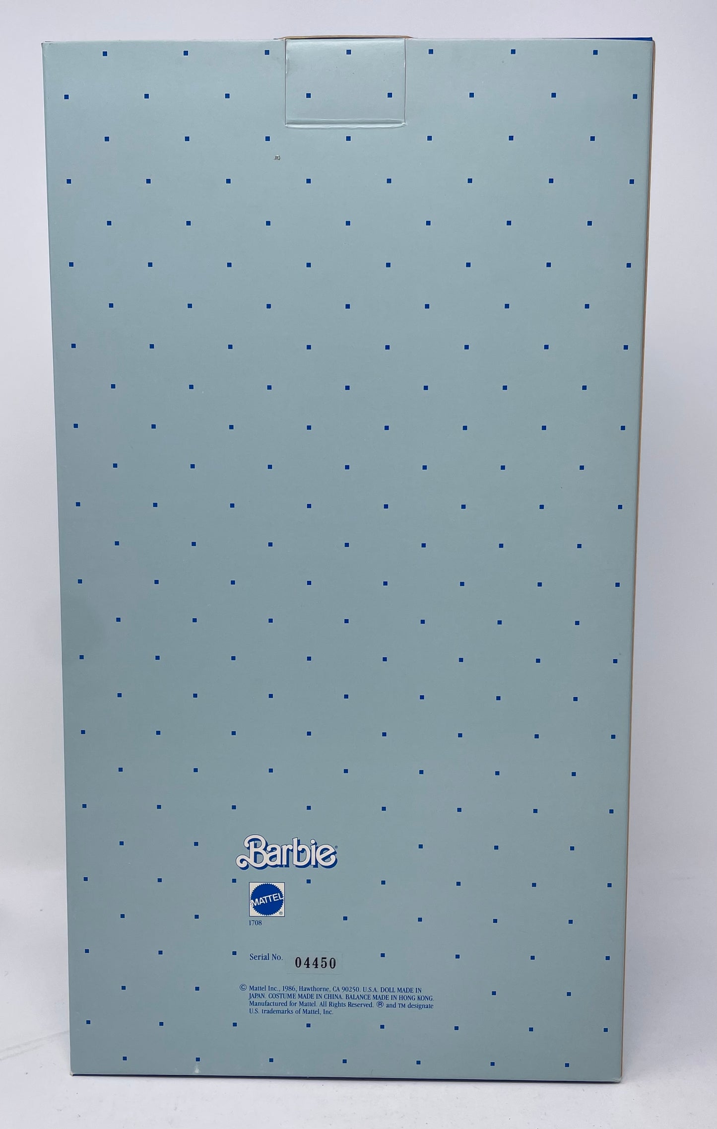 BLUE RHAPSODY PORCELAIN BARBIE - LIMITED EDITION - #1708 - MATTEL
