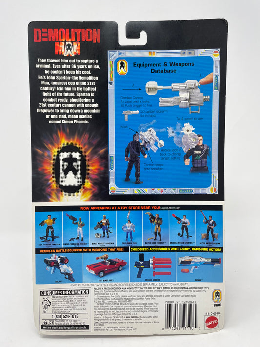 COMBAT CANNON SPARTAN - DEMOLITION MAN - LIMITED EDITION - #11110 - MATTEL 1994