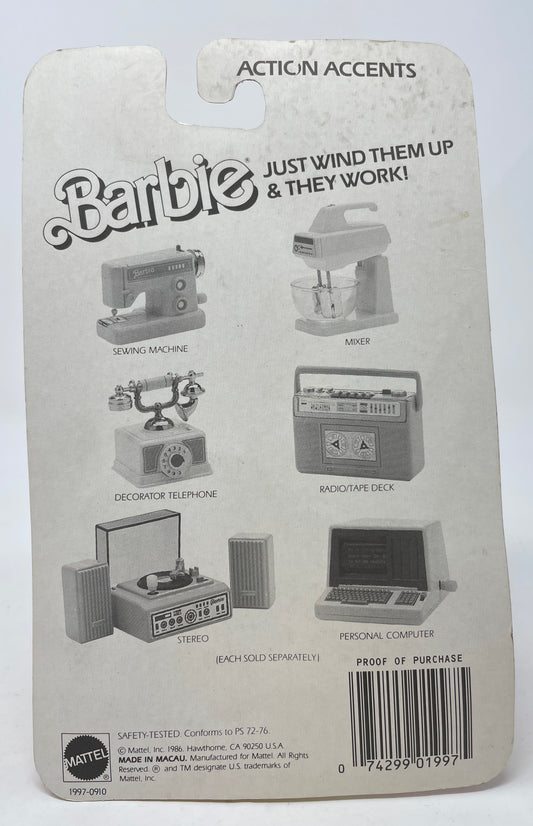 BARBIE - ACTION ACCENTS MIXER #1997 - MATTEL 1986