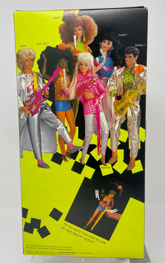 BARBIE AND THE ROCKERS - DEE DEE - REAL DANCING ACTION #3160 - MATTEL 1986