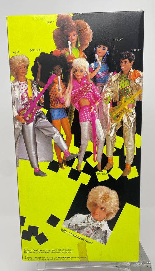 BARBIE AND THE ROCKERS - HOT ROCKING FUN KEN #3131- MATTEL 1986
