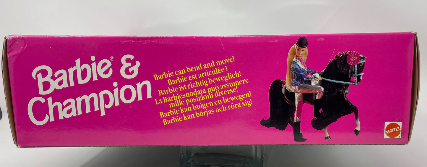 BARBIE & CHAMPION #13181 - MADE IN ITALY - MATTEL 1994