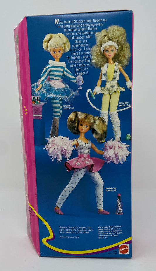BARBIE - CHEERLEADER TEAM TEEN SKIPPER - MATTEL 1987