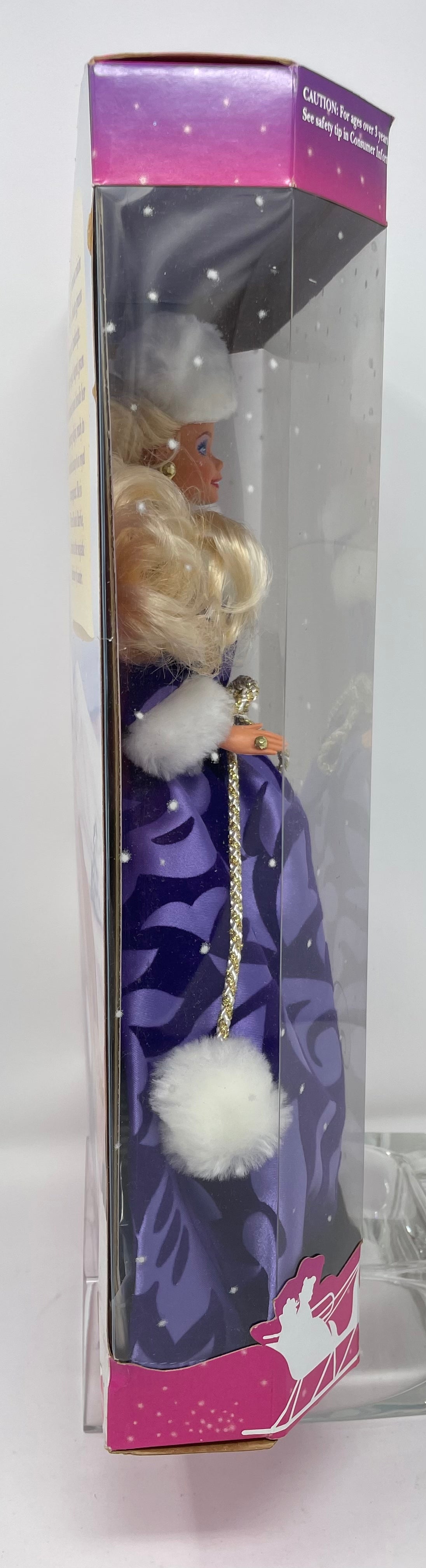 1993 WINTER ROYALE BARBIE - LIMITED EDITION - #10658 - MATTEL *PLUS BONUS 1999 HALLMARK HOLIDAY ORNAMENT