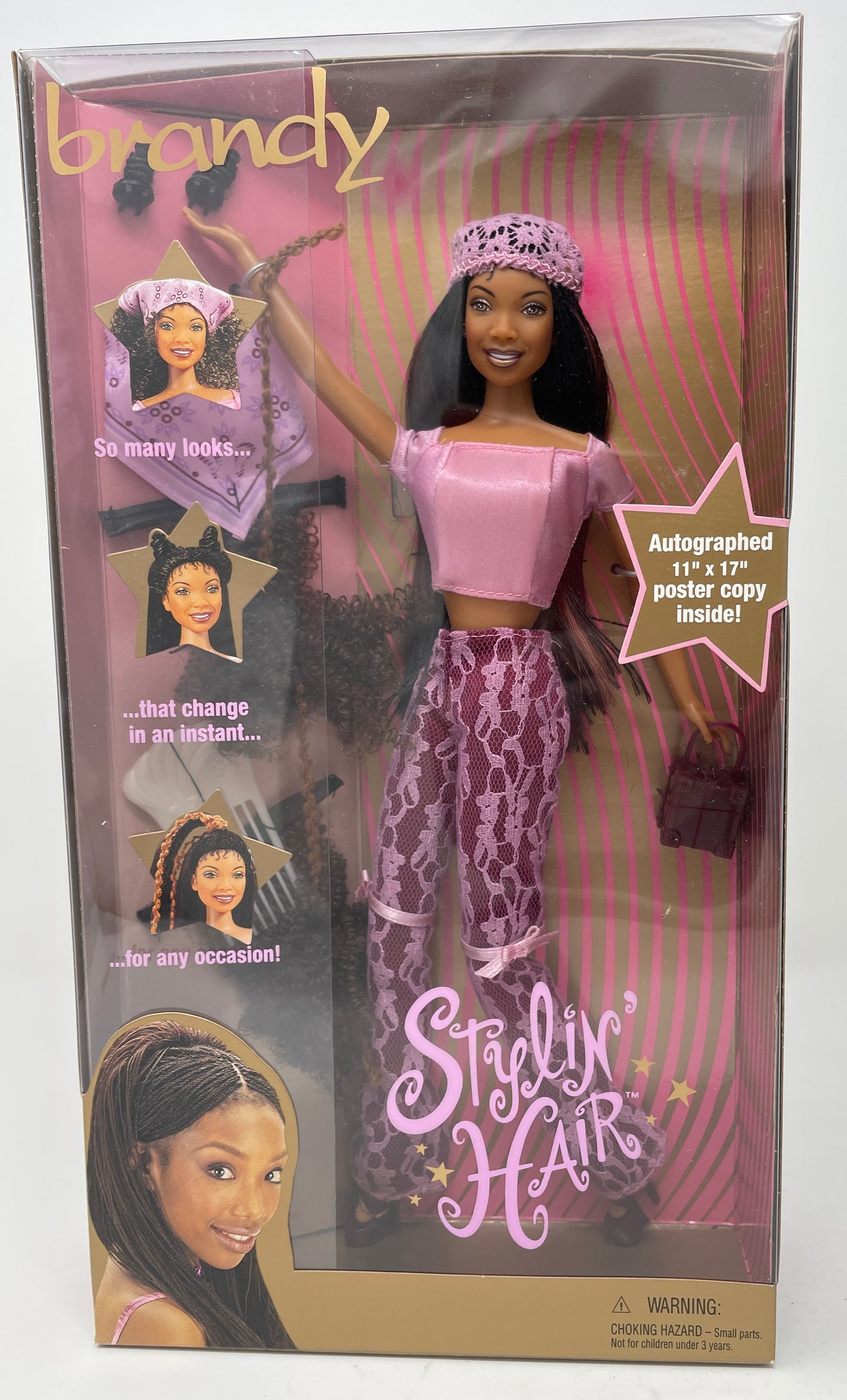 STYLIN' HAIR BRANDY - #28432 - MATTEL 2000